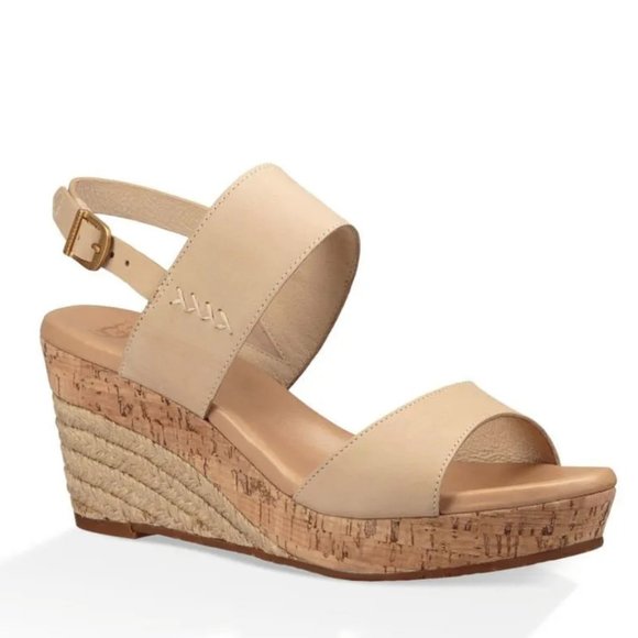 Elena Platform Wedge Strappy Sandals main image 0